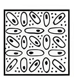 zentangle patterns - Mooka - intermediate for beginners